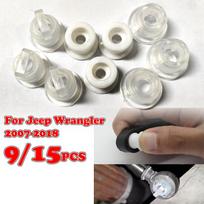 9/15Pcs For Jeep Wrangler JK Compass Gear Shifter Cable Bushing Shift Linkage End Sleeve Repair Transmission Gearbox Accessories 9PCS