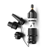 Multifunction Air Valve Adaptor Kit For SUP Board Inflatable Pump Adapter Paddle Boat Kayak Air Valve Pump Connectr Combo Kit Black Set