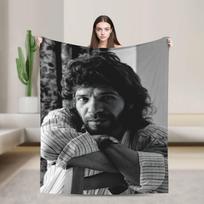Camarons De La Isla Flamenco Singer Blanket Picnic Flannel Throw Blanket For Home Decor Soft Quality Bedspread Birthday Present Size: 75*100cm, Weight: 230 GSM