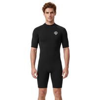 Mens 2mm Neoprene Shorty Wetsuit Surfing Diving Snorkeling Warmth Protection Summer Winter Use XXXL black