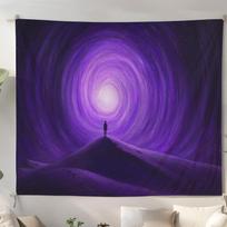 Tapestry Purple Portal of Surreal Space 100X70CM