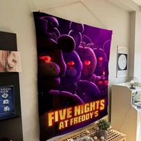Fnaf Five-nights-At-Freddys Cartoon Tapestry Art Science Fiction Room Home Decor Wall Hanging Home Decor 100X70CM