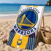 Golden State Warriors Poster Beach Towel, Quick-drying, Easy to Care for, Suitable for Both Fitness and Beach Vacations,Sports Essential 70cmx140cm(27x55inch)