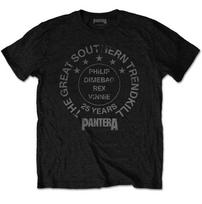 Pantera Trendkill 25 Years Black Unisex Tshirt New Merchandise M