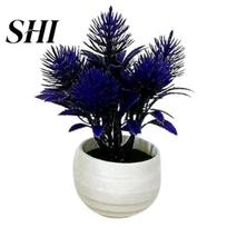 Artificial Bonsai 1 Set Simulation Realistic Non-fading Plastic Home Decoration Large Pine Plants for Decorating