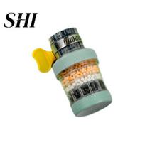 Tap Filtration Filter 6-layers Strong Adsorption Effect Kitchen Gadgets Faucet Mount Water for Home Purifier žalia