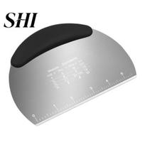 Cooking Utensils Scraping Panel Sturdy Multi-purpose Dough Cutter with Scale Kitchen Accessories Non-stick Stainless Steel Scrape Pizza Organizer juoda