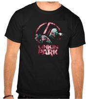 Linkin Park Rock Music Logo Black Tshirt 1292 S