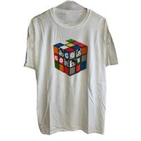 The Gogos Rubiks Cube T Shirt White Cotton S5xl Cl471 S
