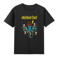 Oktoberfest Shirt Funny Octopus With Beer Gerunisex Hat Graphic Cool Unisexs Tshirt S