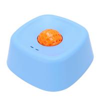 Dog Lick Bowl Non Slip Base Detachable Multifunctional Dog Liquid Food Lick Bowl for Home Blue with Orange Rolling Ball