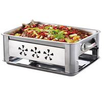 Shield Point Stainless Steel Rectangular Roast Fish Pan