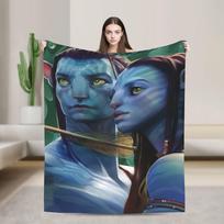 Avataros mokslinės fantastikos filmo vilnonės antklodės Madingos pledinės antklodės lovai, sofai, foteliui 150*125cm Antklodės 75X95CM