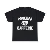 Powered By Caffeine Funny Coffee T Shirt S 5Xl S įvairiaspalvis