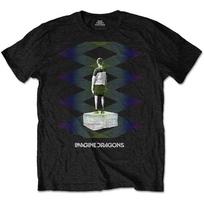 Retro Imagine Dragons Band  An Independent Rock Band From The US Americanstyle Retro Mens Loose Tshirt S įvairiaspalvis