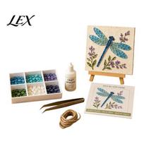 Garden Window Display Art DIY Sea Glass Mosaic Kit, Ocean Animal Themed Craft Set for Adults Kits Beginner, Handmade Material Pack Coastal Nautical K