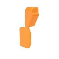 Anti-Shake Gimbal Lock Clip Lens Fixing Clip for Insta360 Luna Ultra Gimbal Camera Accessories oranžinė