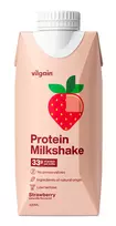 Protein Milkshake – Švelnus ir kreminis baltyminis kokteilis | Vilgain | 330 ml - strawberry