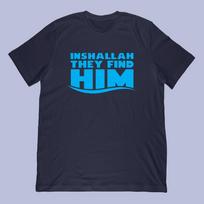Inshallah They Find Him | funny clown fish T-shirt L