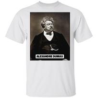 Alexandre Dumas Three Musketeers French Genius Writer Author Shirt G500 5.3 oz. T shirt L