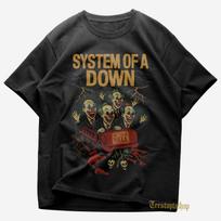 System Of A Down T shirt - Metal Music Shirt - Toxicity - SOAD Shirt - System Of A Down Merch - Unisex Rocker Clothing S