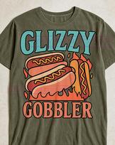 Glizzy Gobbler T-Shirt, Retro Cartoon Hotdog Fire Shirt, Hotdog Graphic Retro Food Tee, Funny Glizzy Shirt, Foodie Lover Gift XL