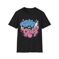 Gender Reveal T-Shirt | Baby Shower Announcement Tee 2XL