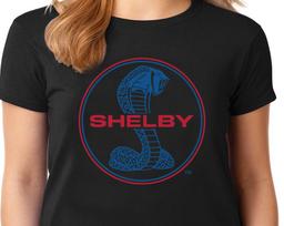Ladies Tee Shirt - Shelby Cobra Ford Mustang T-shirt Womens L
