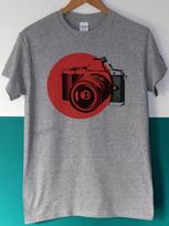 Retro slr camera, photo camera, geometric, vintage camera - Men's screen printed T-shirt L