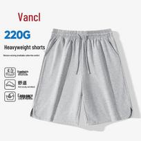 VANCL Men's Heavyweight Casual Sports Shorts XL viržių pilka spalva