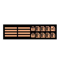 Automobilio Lipdukai Automobilio Mygtukų Lipdukai Šviečiantis Jungiklio Mygtuko Lipdukas Automobiliui Naktinis Saugumas Fluorescenciniai Decalai Automobilio Stilius 10.2x2.6cm oranžinė