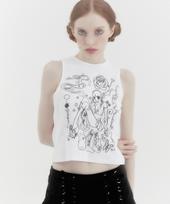 Carter Dream Girl Sleeveless Tee - White White/Free
