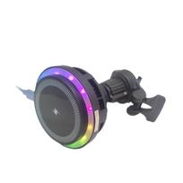 Black Glossy Body Semiconductor Fan Cooling Pad TEC Temperature Control Magnet Wireless Charger for Car Mobile Accessory Market Universal juoda