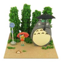 Giant Bean Bag Chairs by Studio Ghibli mini My Neighbor Totoro Totoro and Bus Stop Papercraft Sankei, Non-scale MP07-03 balta