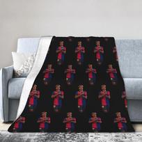 Lamine Y-Yamal Blankets Flannel All Season Football Soccer Breathable Lightweight Thin Throw Blanket for Bedding Car Bedspreads Size: 75*100cm, Weight: 230 GSM red
