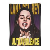 Lana Del Rey Eras Tour Blanket Velvet Decoration Breathable Ultra-Soft Throw Blanket for Home Bedroom Bedding Throws Size: 75*100cm, Weight: 230 GSM