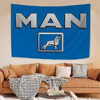Man Truck Printed Large Wall Tapestry Indian Buddha Wall Decoration Witchcraft Bohemian Hippie Wall Art Decor 100X70CM