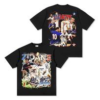 Zinedine Zidane Prancūzijos nacionalinės futbolo rinktinės 1998 m. čempiono atminimo marškinėliai Unisex laisvi trumpomis rankovėmis vasaros viršus T-shirt 4XL