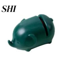 Home Elephant-shaped Cutter Sharpener Anti-rust White Corundum Comfortable Sharpening Stone Hold Grindstone Tool žalia