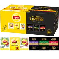 Lipton Sir Thomas Asortimentas 60 maišelių arbatos individualiai įpakuotos degustacijai didmeninis pirkimas didelės talpos laikas namų kavinė biuras svečių naudojimui komercinis