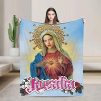 Rosalia Lux Flanelinis pledas Šilti minkšti patalynės uždangalai namų dekoravimui Lėktuvo kelionėms Patogus lovatiesė Sofos lovos uždangalas 75X95CM
