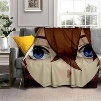 Žaidimas Genshin Impact Žaidėjo Animacinis Pledas, Minkštas Mesti Pledas Namams Miegamajam Lovai Sofai Piknikui Kelionei Biurui Dangalas Vaikams 75X95CM