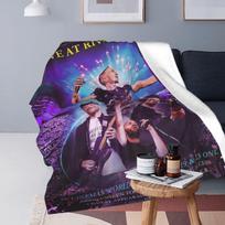 Coldplay Antklodės Vilnos Sofos Mėtymo Antklodė Lengvos Mėtymo Antklodės Namams Miegamajam Biurui Mėtomi Patalynės Užtiesalai Antklodė 75X95CM