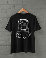 Screaming Face Art T-Shirt, Expressionist Horror Graphic Tee, Edgy Alternative Streetwear Shirt 2XL