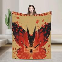 Silent Hill Game Themed Soft Plush Throw Blanket for Bedroom Travel Airplane  Cozy Flannel Bedspread Cover 75X95CM