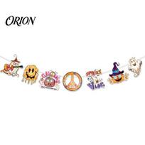 Must-have Halloween Decorations Decorations, Banner Cake Toppers, Hanging Swirls with Eye-catching Items Ghost Pumpkin Skull, Indoor Outdoor 2