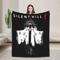 Silent Hill Game Blanket Soft Warm Plush Throw for Couch Chair Sofa Bed Airplane Travel Flannel Bedspread Cover 75X95CM