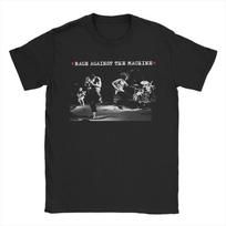 Men Women Graphic Print Rage Against The Machine Metal Band T Shirt Tee High Quality Unisex Streetwear Trendy Cotton Classic Tee S įvairiaspalvis