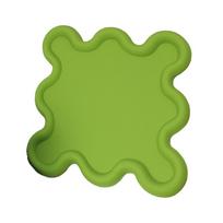 Thickened Heat‑resistant Coaster Flexible Heat‑proof  Pad Drink Coaster  Tea Table žalia
