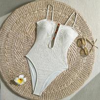 Solid Color Sexy Tight One Piece Women Swimsuit For Beach Swimming S balta